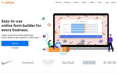 jotform.com in 2018