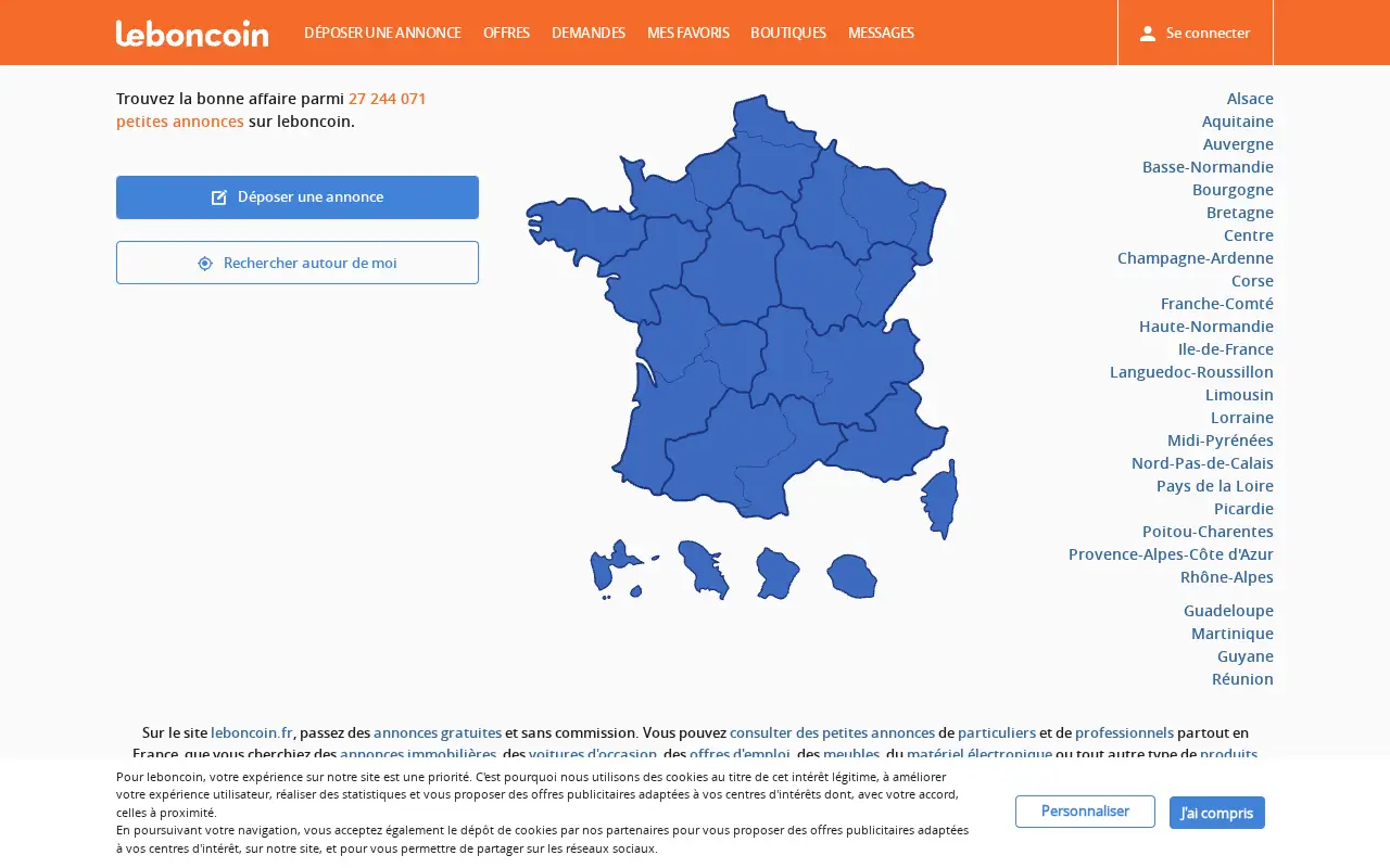 leboncoin.fr in 2018