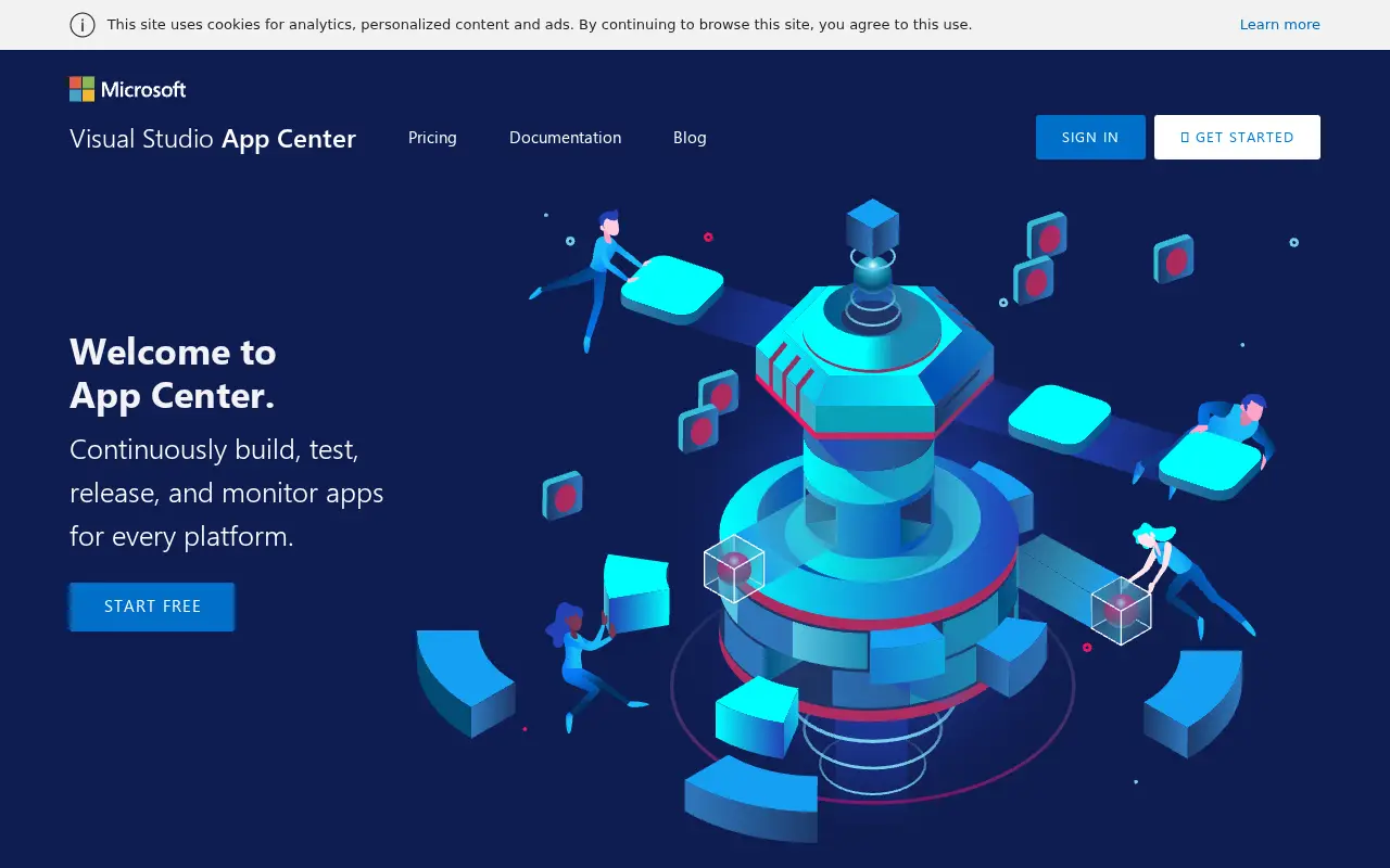 appcenter.ms in 2020