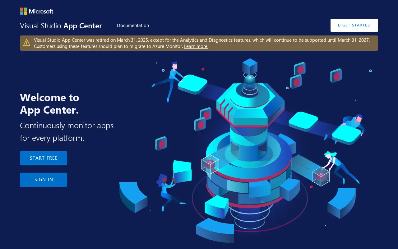 appcenter.ms in 2026