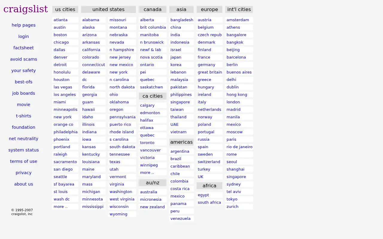 craigslist.org in 2008
