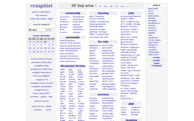 craigslist.org in 2011