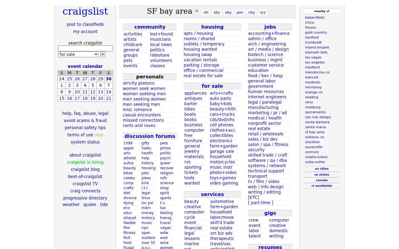 craigslist.org in 2012