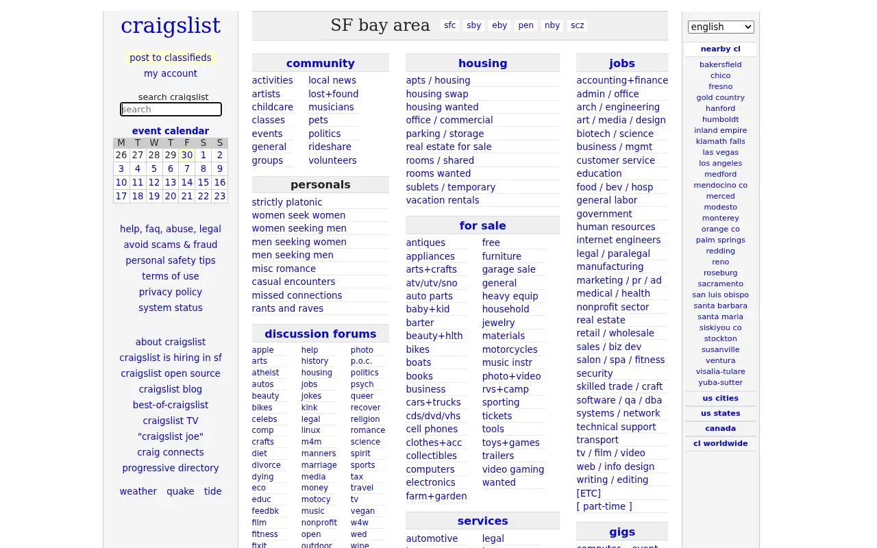 craigslist.org in 2017