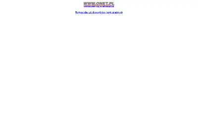 onet.pl in 1998