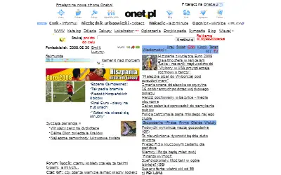 onet.pl in 2008