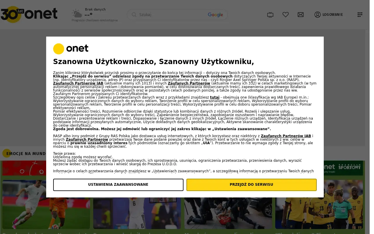 onet.pl in 2026