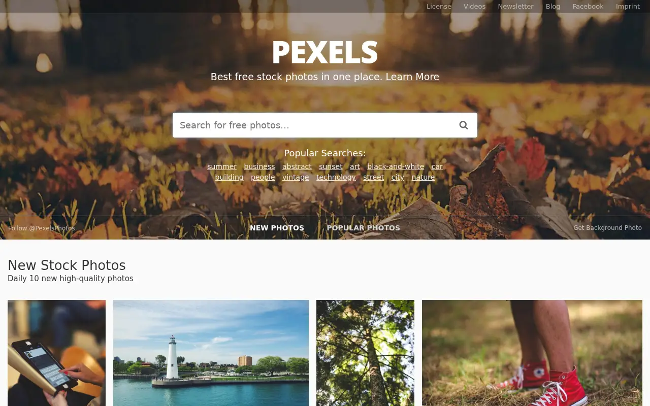 pexels.com in 2015