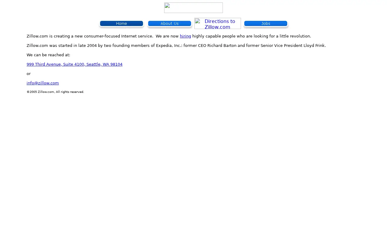 zillow.com in 2005