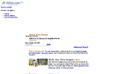 zillow.com in 2006