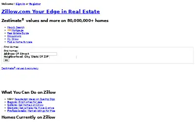 zillow.com in 2008