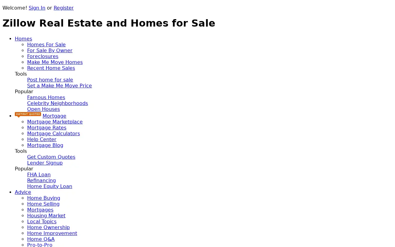 zillow.com in 2009