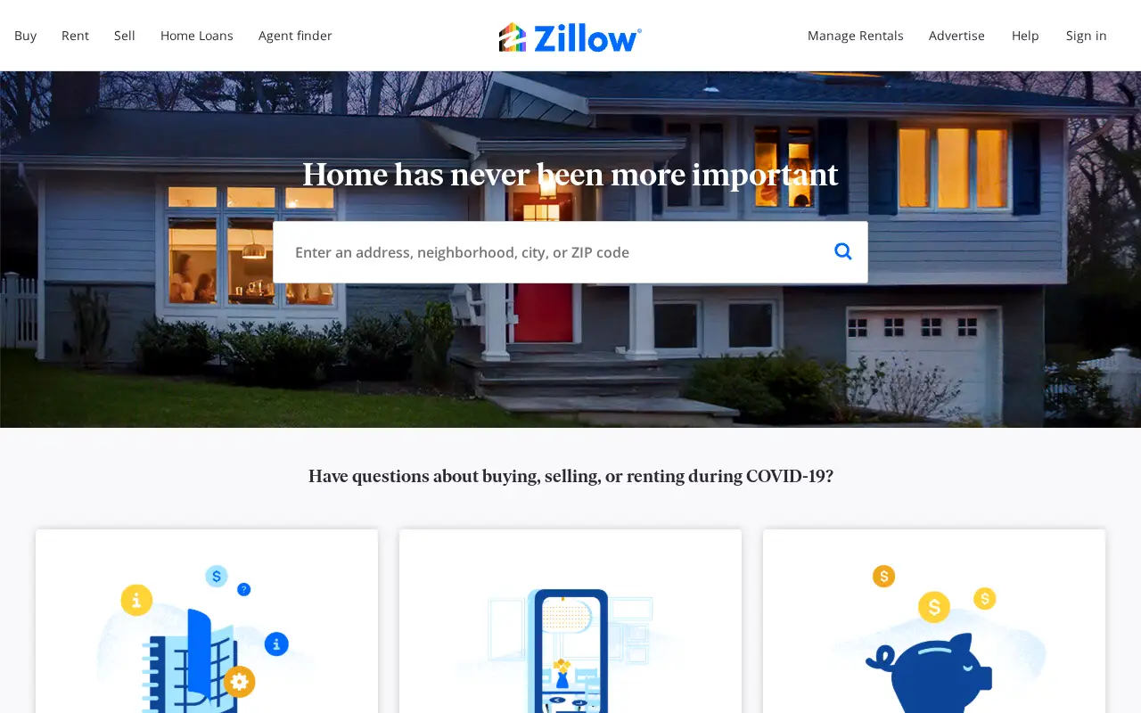 zillow.com in 2020