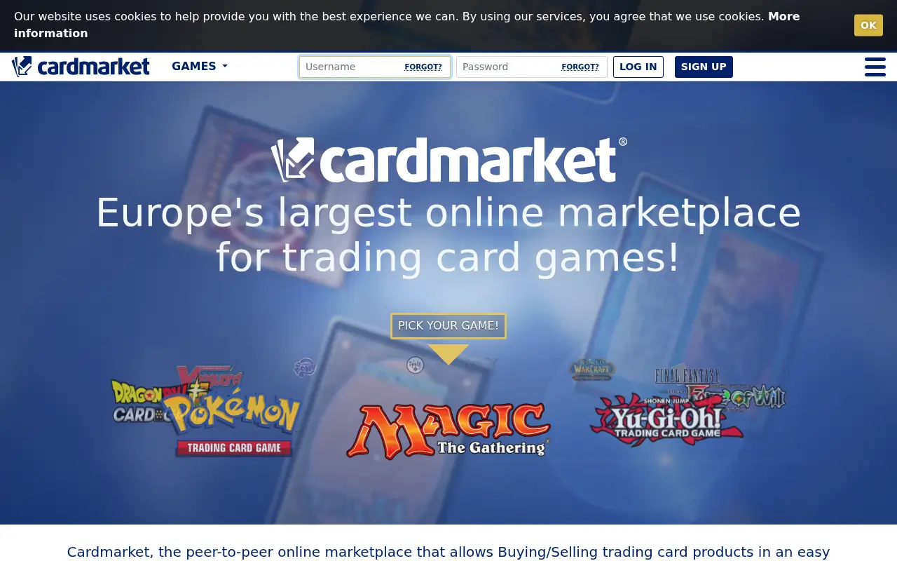 cardmarket.com in 2018