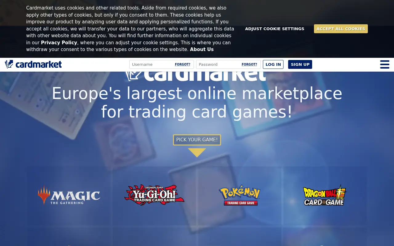 cardmarket.com in 2022