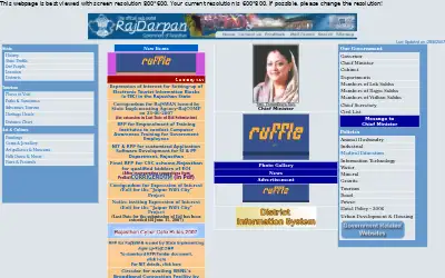 rajasthan.gov.in in 2007