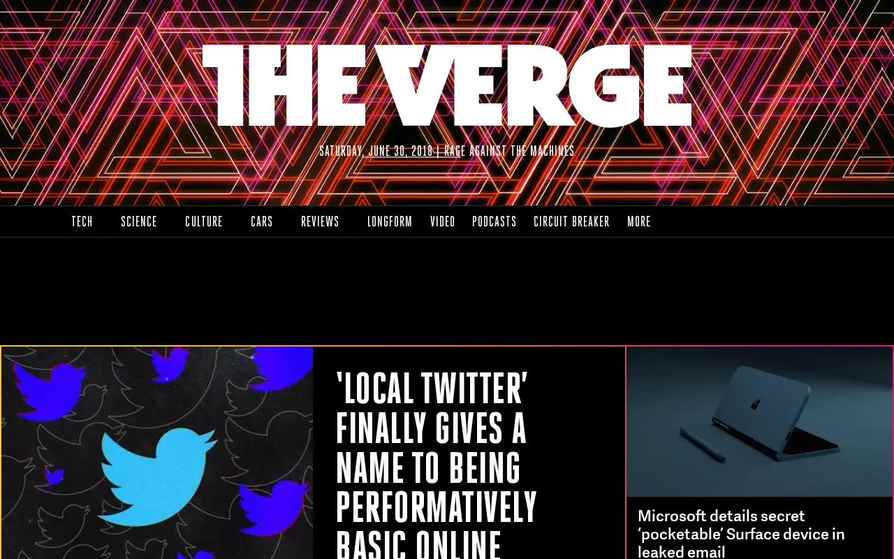 theverge.com in 2018