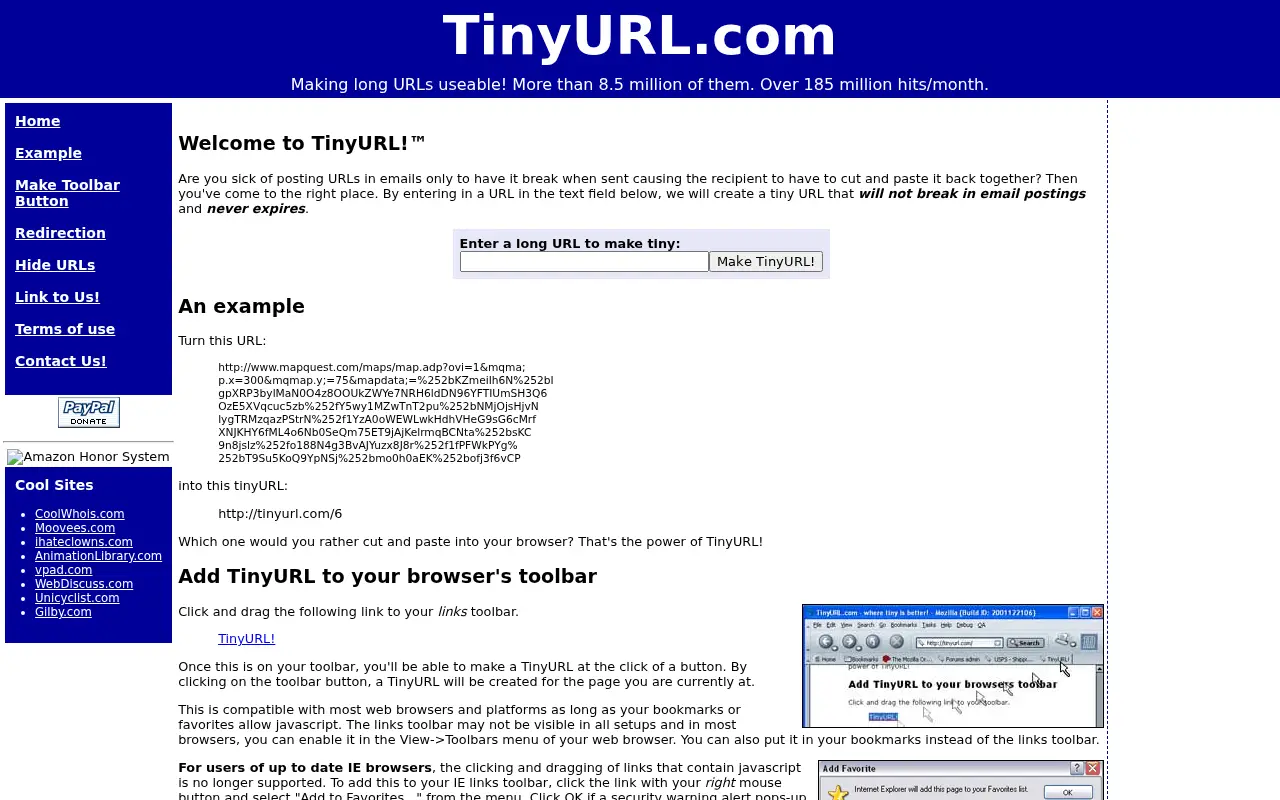 tinyurl.com in 2005