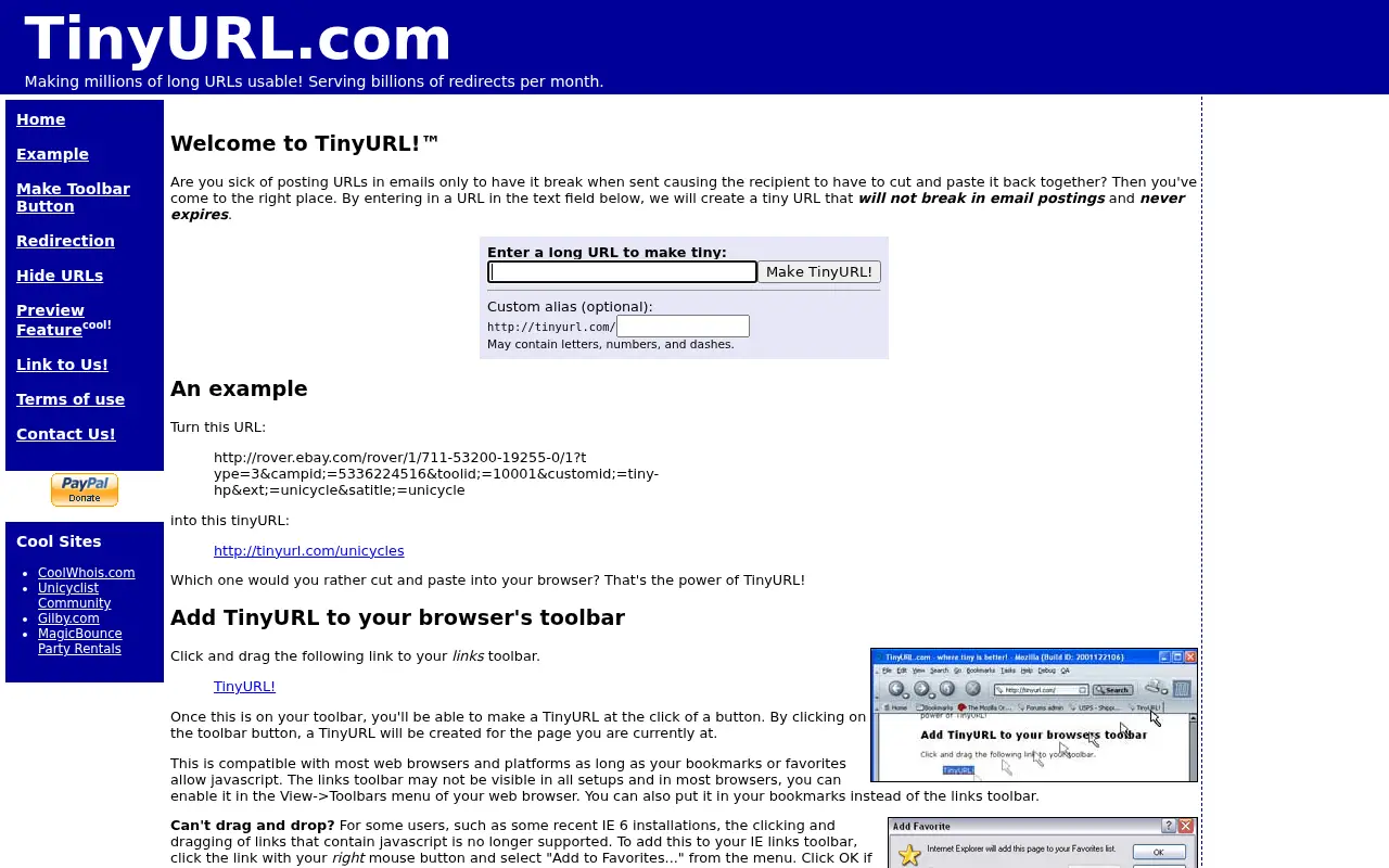 tinyurl.com in 2010
