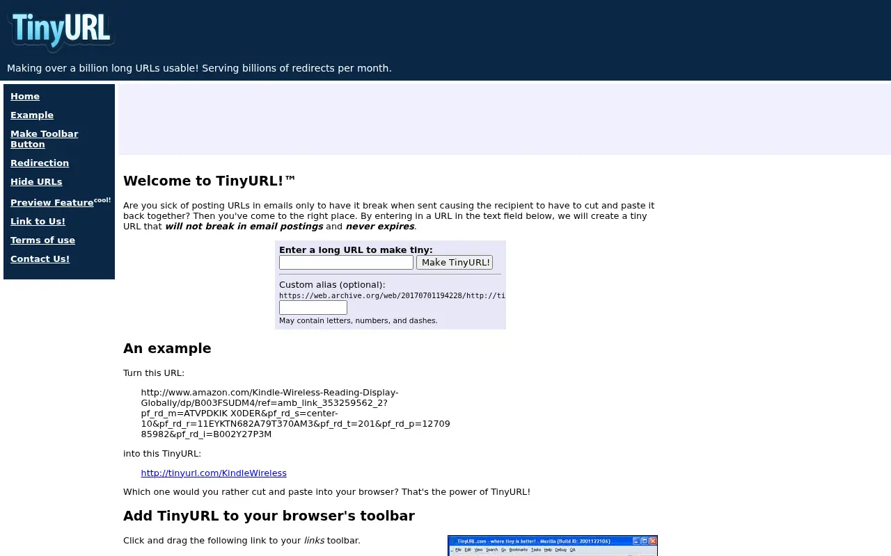 tinyurl.com in 2017