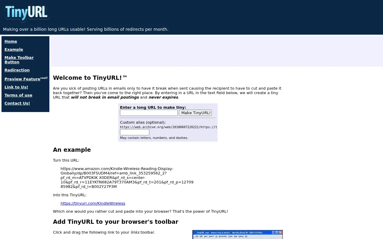 tinyurl.com in 2018