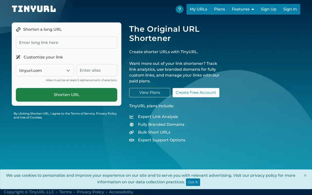 tinyurl.com in 2023