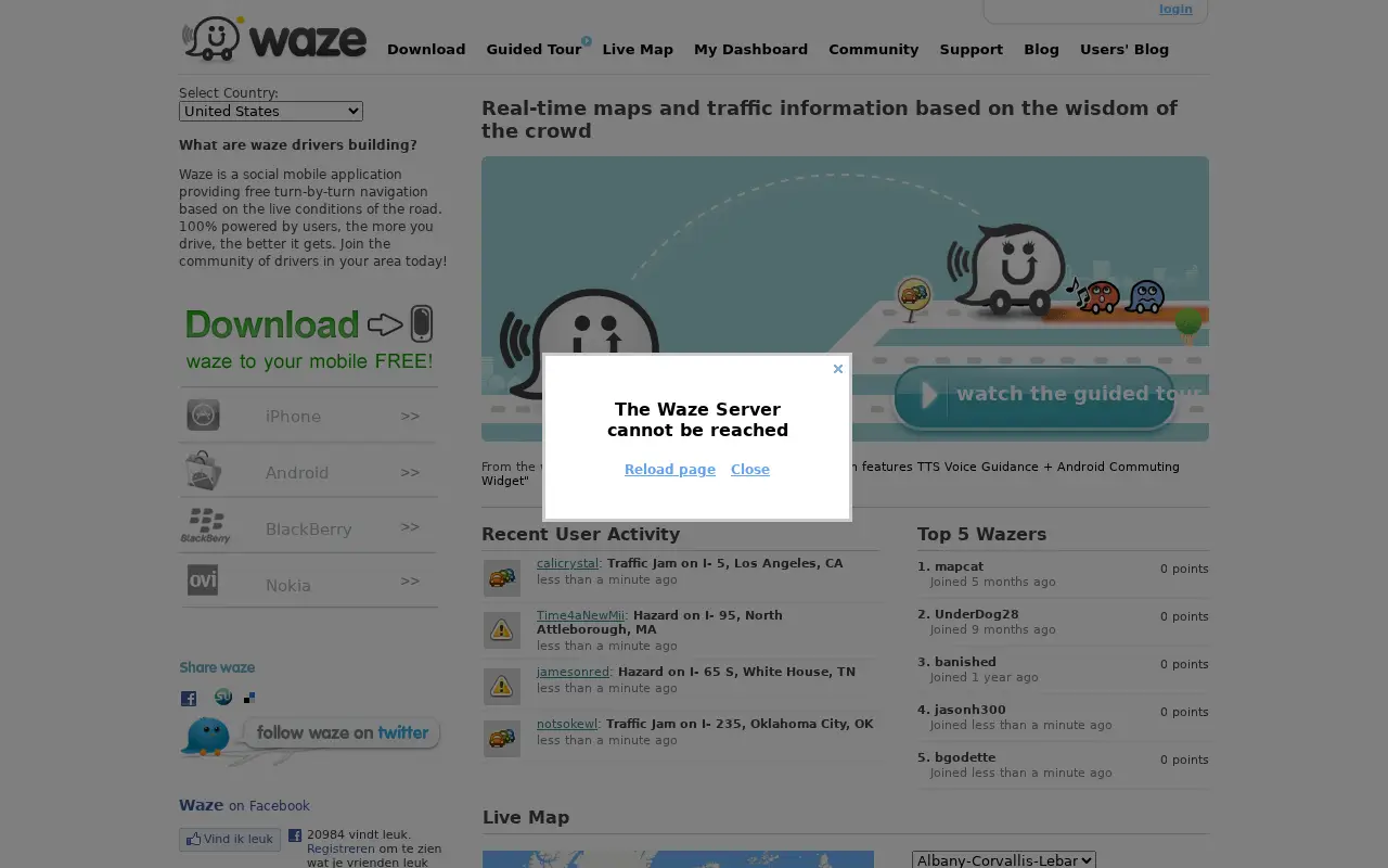waze.com on June 19, 2011