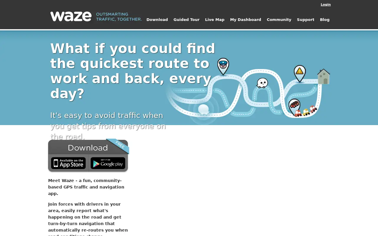 waze.com on July 3, 2012