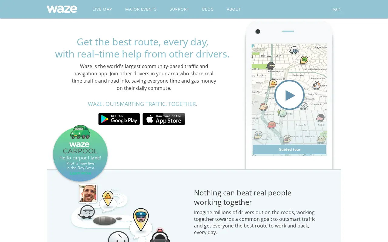 waze.com on July 7, 2016