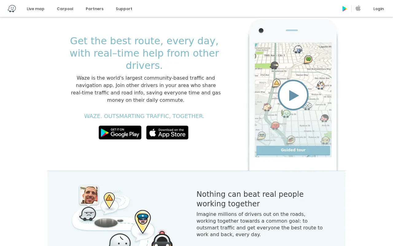 waze.com on July 1, 2018