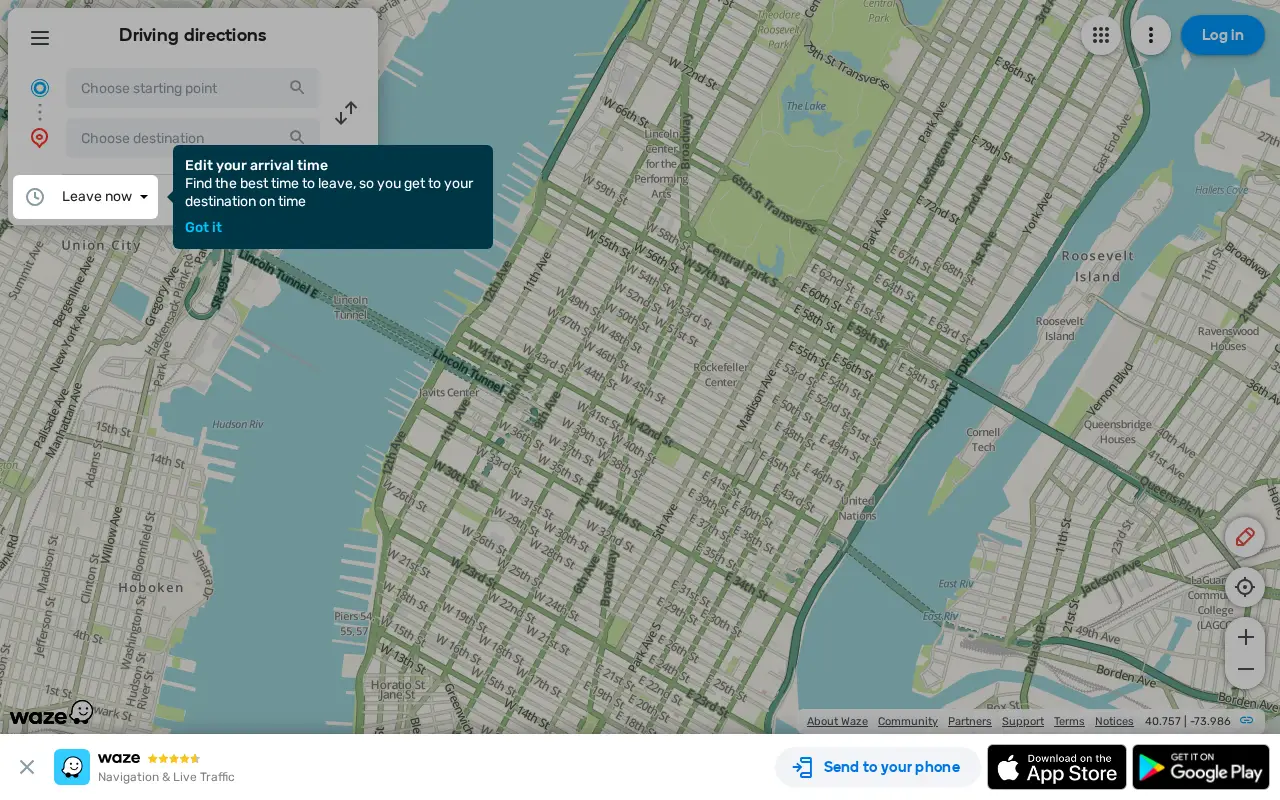 waze.com on July 1, 2022