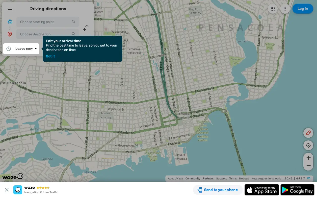 waze.com on July 1, 2024