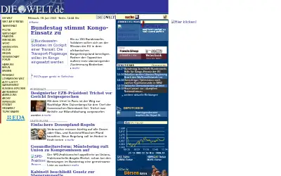 welt.de in 2003