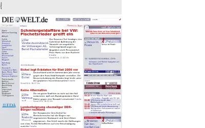 welt.de in 2005