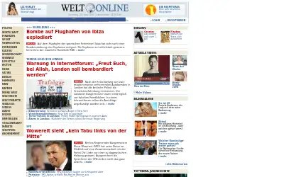 welt.de in 2007