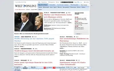 welt.de in 2010