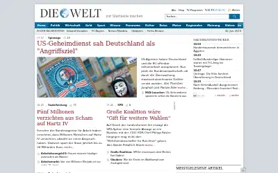 welt.de in 2013