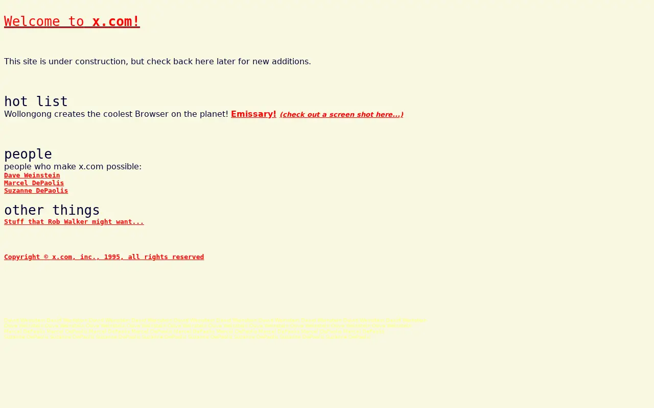 x.com in 1996