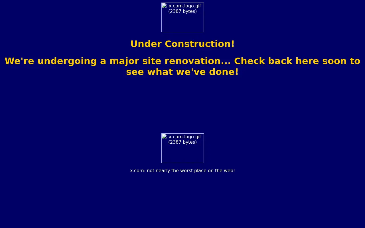 x.com in 1999