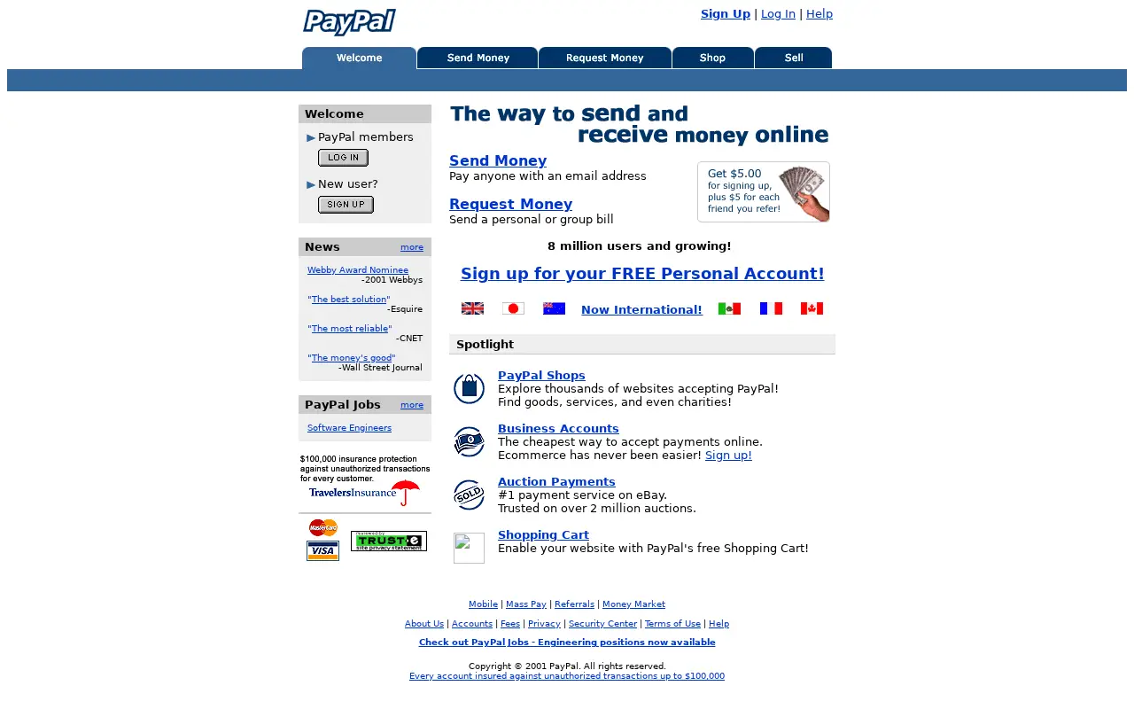 x.com in 2001