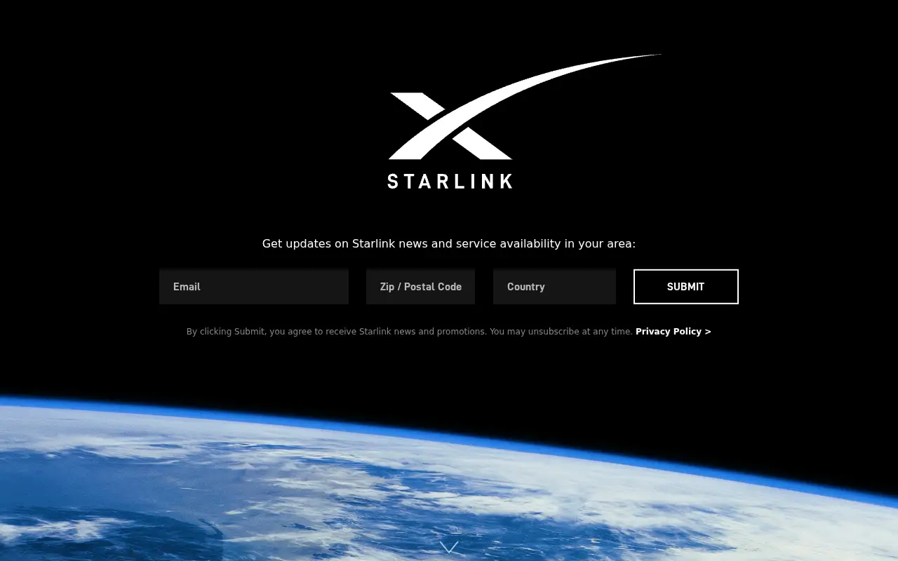 starlink.com in 2020