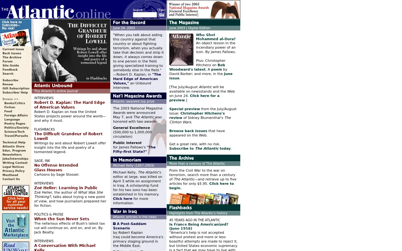 theatlantic.com in 2003