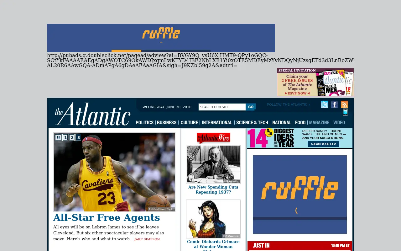 theatlantic.com in 2010