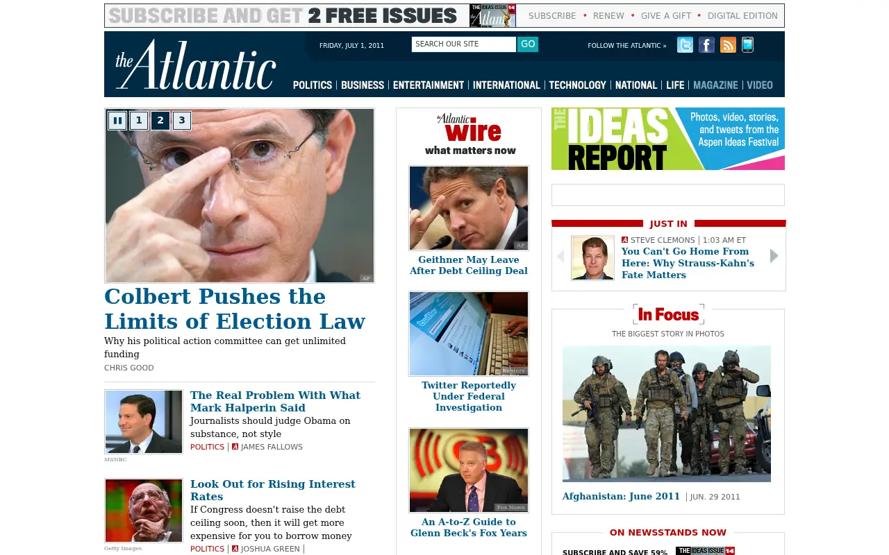 theatlantic.com in 2011