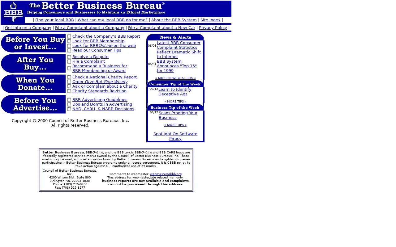 bbb.org in 2000