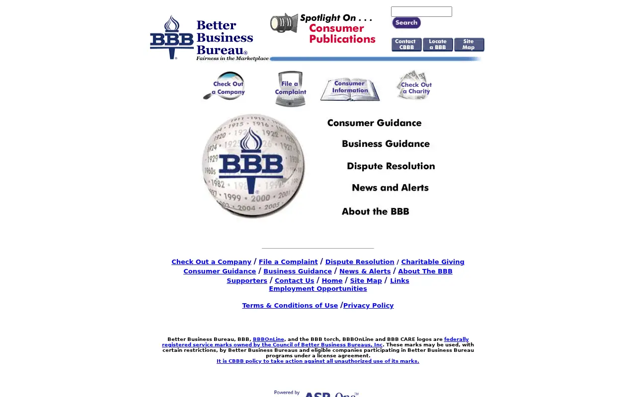 bbb.org in 2001