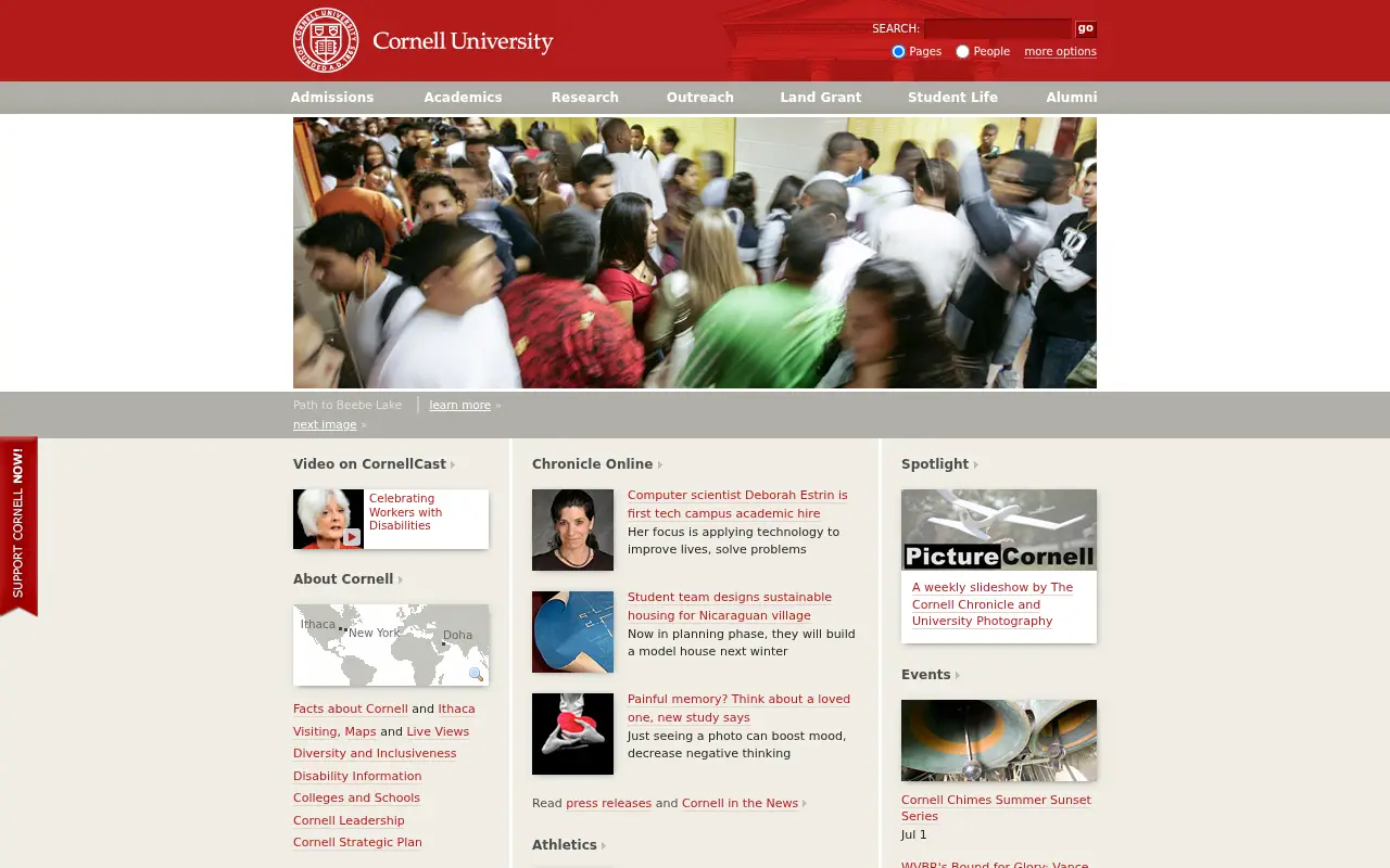 cornell.edu in 2012