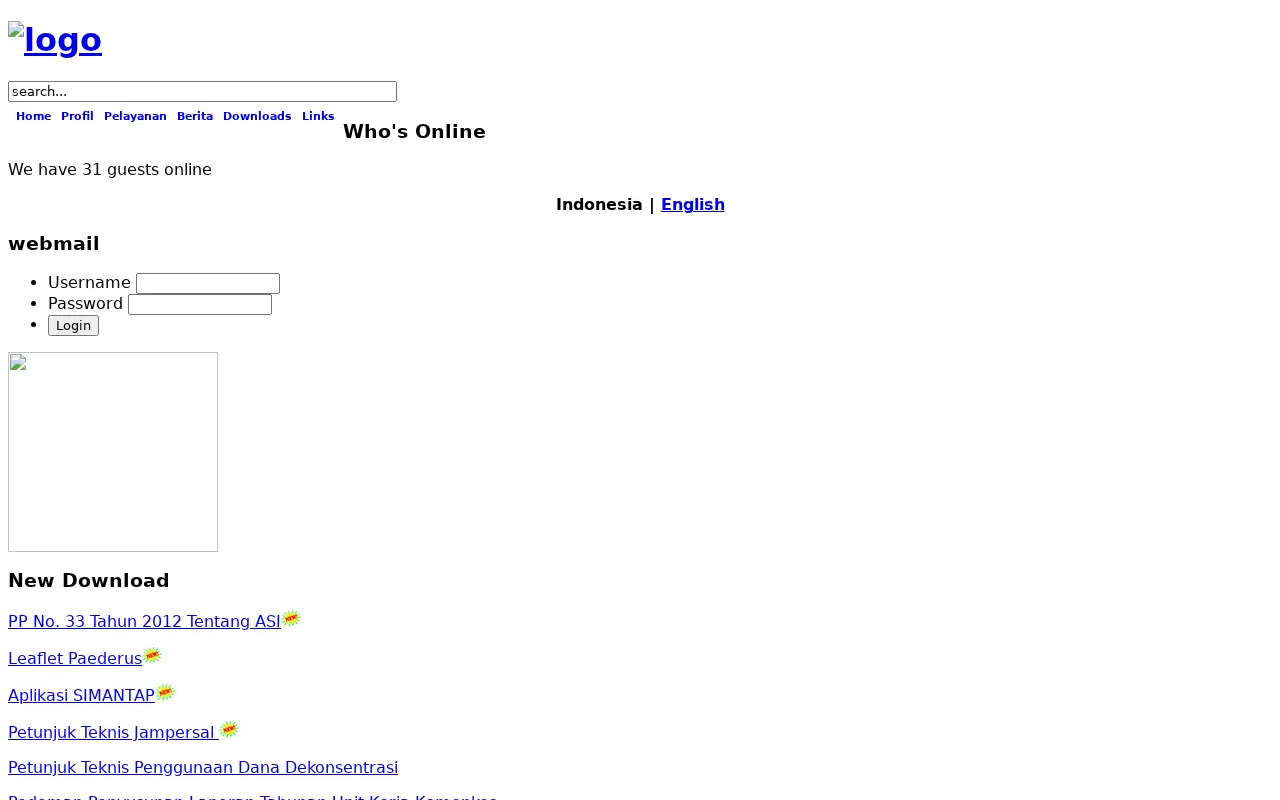 kemkes.go.id in 2012