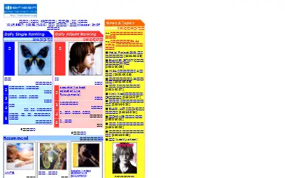 oricon.co.jp in 2001