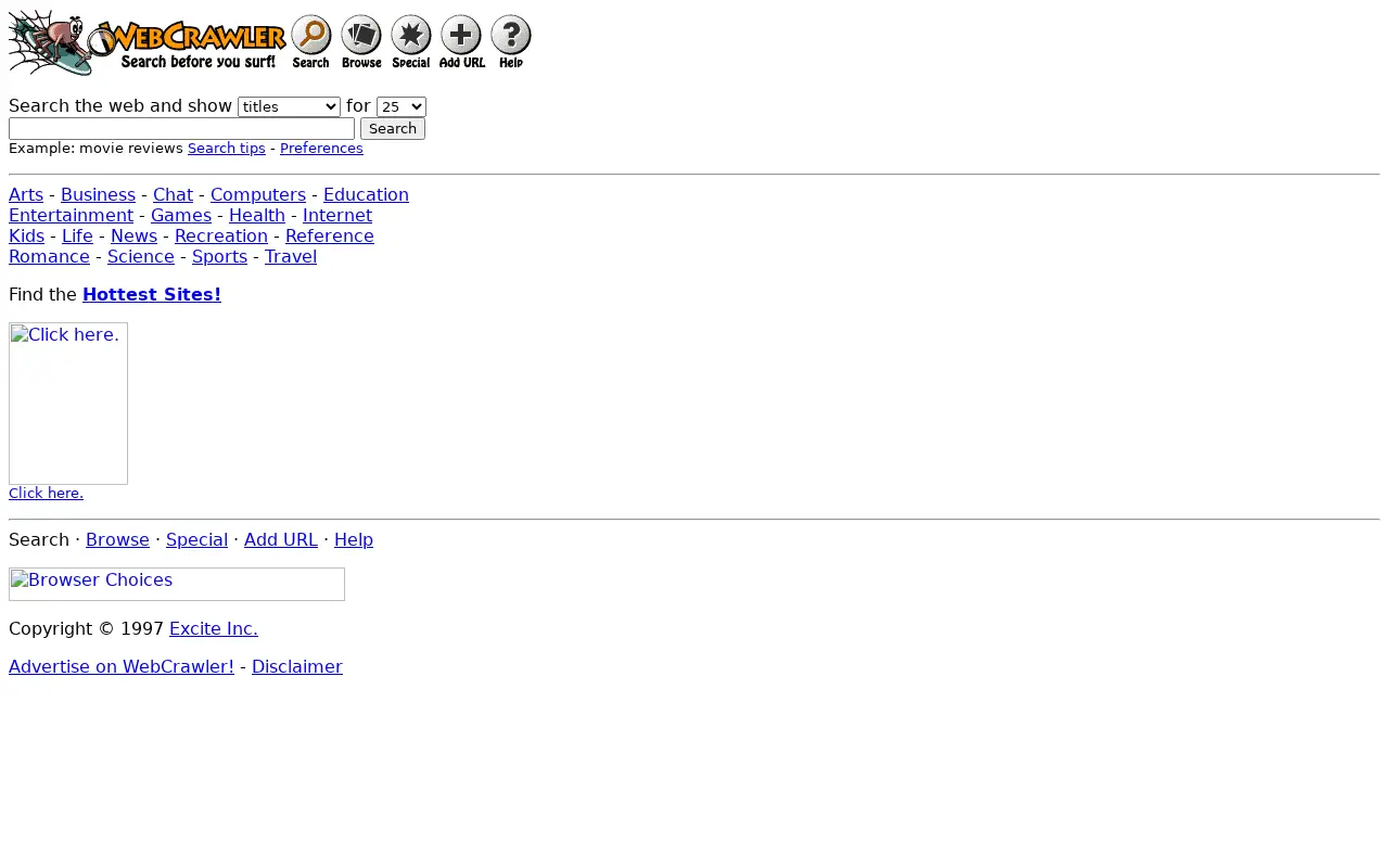 webcrawler.com in 1997